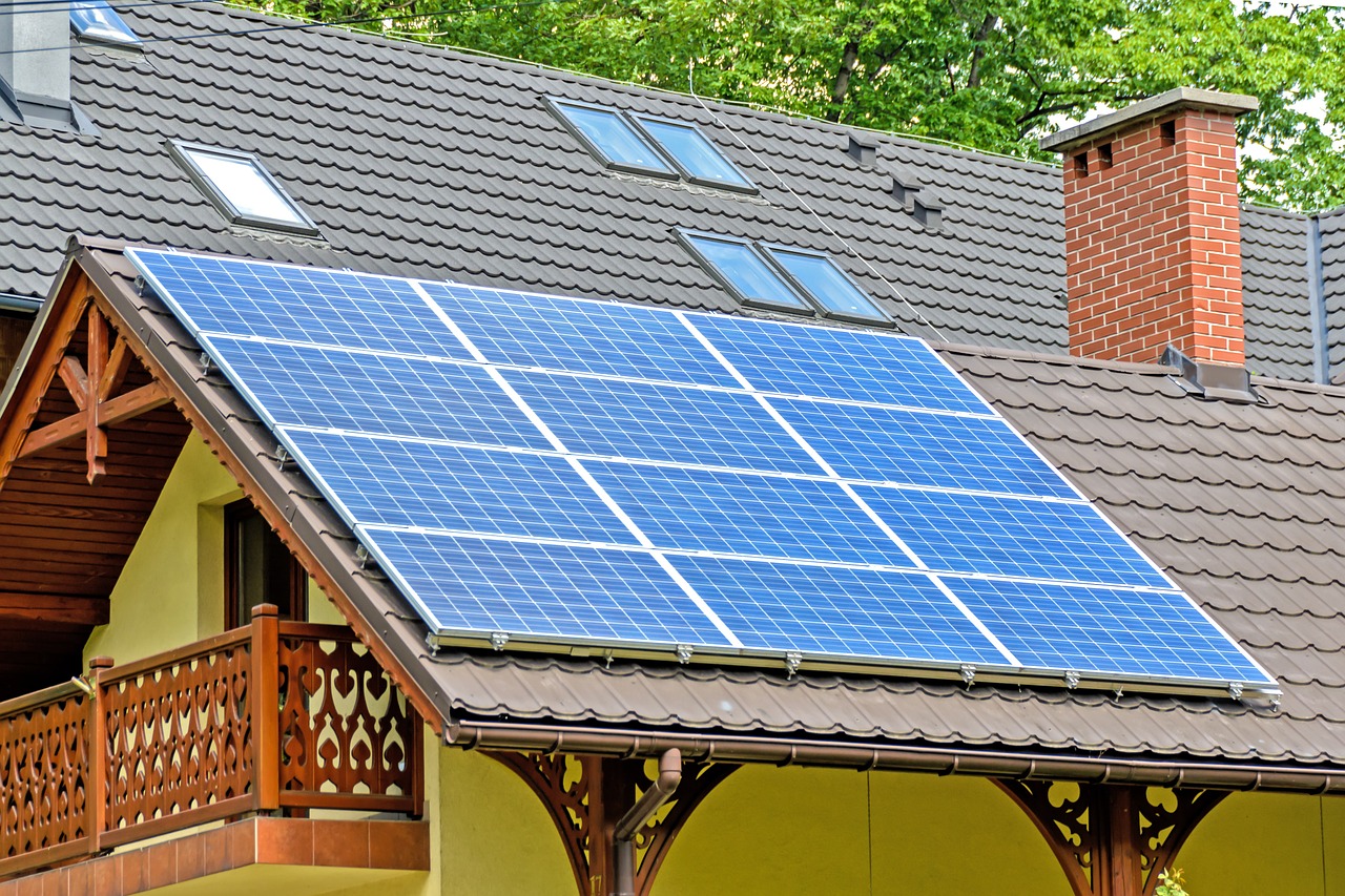 Utilisation des panneaux solaires aujourd'hui.