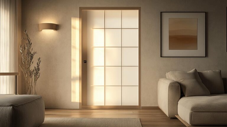 Films décoratifs : la solution élégante pour relooker une porte vitrée à petits carreaux